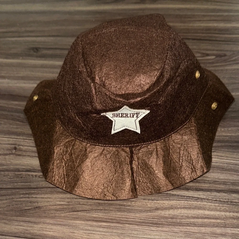 Cowboy Costume Set for Kids - Brown and White